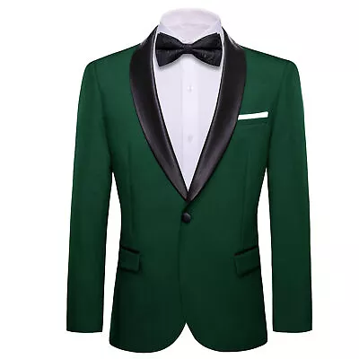 Men's Suit Paisley Embroidery Casual Blazer Jacket Single-Breasted Wedding Prom • $49.86