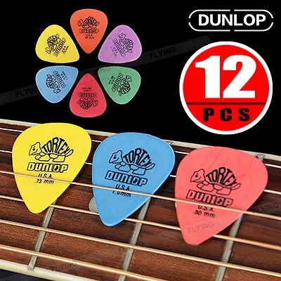 12x New Jim Dunlop Tortex Standard Mixed Gauges Guitar Picks Plectrums 6 Sizes • $8.59