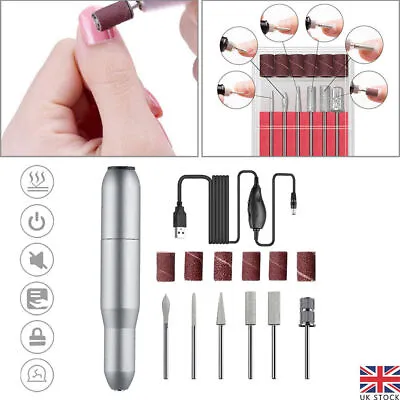 Professional Toe Nail Grinder For Thick Toenails Set Manicure And Pedicure Kit C • £5.99