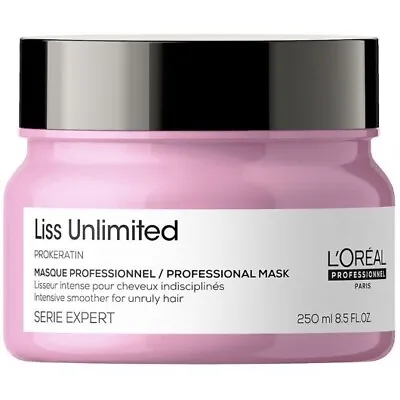 L'Oreal Professionnel Serie Expert Liss Unlimited Prokeratin Mask 250ml / 8.5 Oz • $28.99