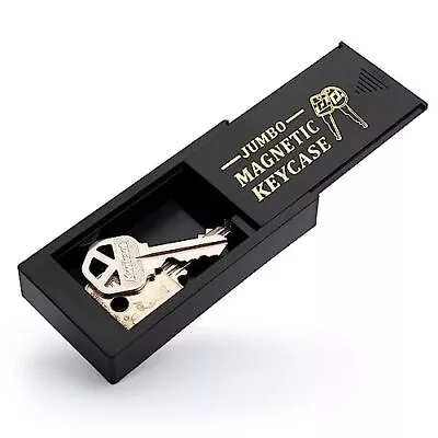 Heavy Duty Magnetic Key Holder Case Metal Key Hider Box Ideal For Vehicles • $12.76