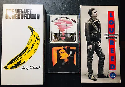 Lou Reed Velvet Underground LOT “Peel Slowly And See” 95 Anthology 2 CDs READ! • $74.95