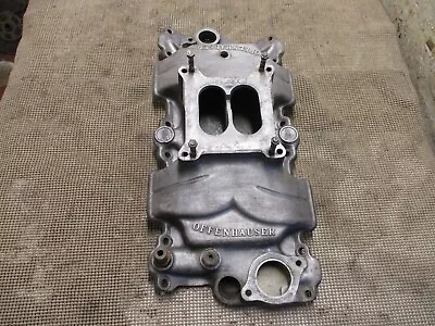 Vintage Offenhauser 5693 High Rise 360 SB Chevy SS Aluminum Intake Manifold • $300