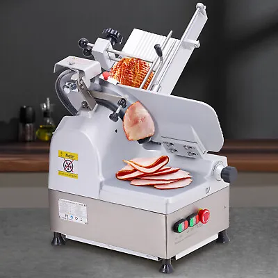 Commercial Automatic 12  Meat Slicer 550W Electric Deli Meat Bread Slicer • $448.99