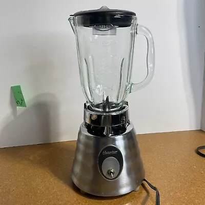 Oster Classic Beehive Osterizer 4094 Blender Brushed Chrome 400 W  Glass 5 Cup • $50