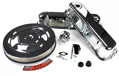 64-73 Mustang Engine Dress Up Kit Chrome Economy V8 260 289 302 351W • $84.95