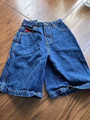 Vtg No Boundaries Boys 10 Large Pocket Baggy Skater Denim Shorts Y2k • $22