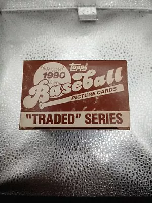 1990 Topps Baseball Picture Cards - Traded Series 1-T Through 132-T Unsealed Box • $1.50