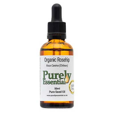 £3.09 • Buy Organic Rosehip Oil Certified Pure Natural Oil Skin Care 10ml 50ml 100ml 500ml