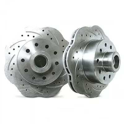 Drilled & Slotted 11  5 Bolt Mustang II Rotors - GM & Ford Bolt Pattern  • $209.95