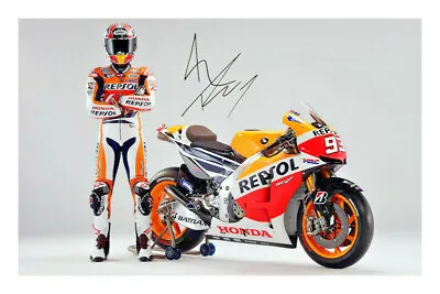 Marc Marquez Signed A4 Photo Print Autograph MotoGP • $7.45