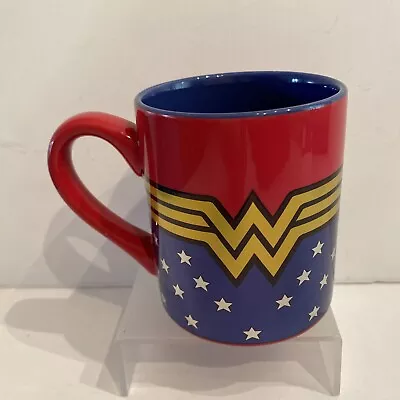 WONDER WOMAN Logo Coffee Mug DC Comics 14 Oz Ceramic • $5.50