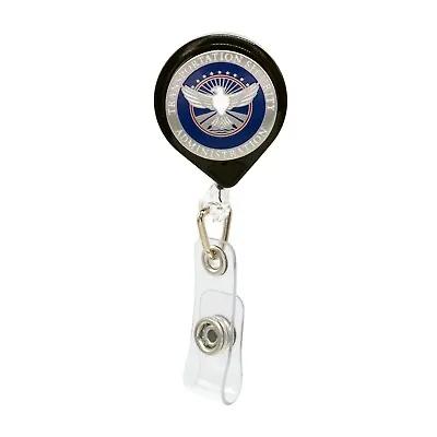 $10.24 • Buy TSA New Patch Logo Badge Reel Retractable ID Card Holder Security Lanyard