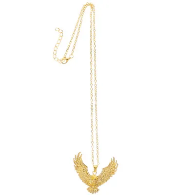  2 Count Pendant Necklace For Men With Chain Eagle Jewelry Punk • £9.49