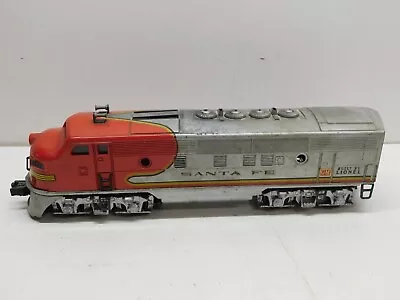 Lionel O Gauge Train Santa Fe FA Dummy Un-Powered Diesel Locomotive 2343 • $19.50