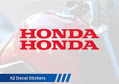 X2 Honda Belly Pan Decal Stickers - Motorbike Motorcycle Bike Stickers • £14