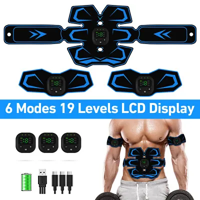 Electric Muscle Toner Machine ABS Toning Belt Simulation Fat Burner Belly Shaper • $14.98