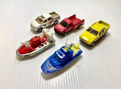 Matchbox Lot Honda Ridgeline Ford F-Series Explorer Sport Hovercraft Sea Rescue • $6