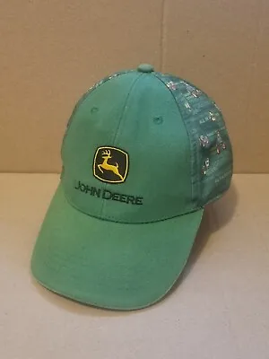 John Deere Logo Kids / Toddler Adjustable Trucker Cap Hat Farming VGC  • $19.99