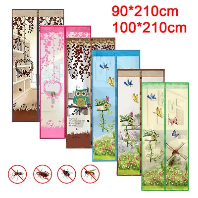 Magnetic Automatic Closing Door Curtain Bug Insect Fly Mosquito Screen Net Mesh • £5.99