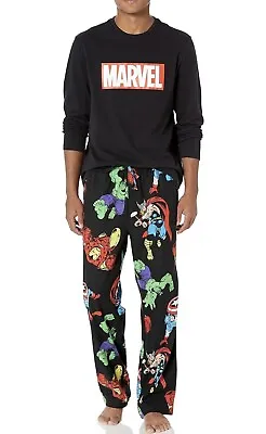 Marvel Pajamas (Adult S) Top & Bottom.  Marvel Avengers. SHIPS FREE & FROM USA • $21