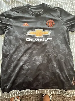 £20 • Buy Manchester United Away Shirt - Black / Orange! UK XL - Lancashire Rose! Used!