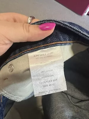 RM Williams Straight Leg Jeans - Excellent Condition (40W X 32L) • $40