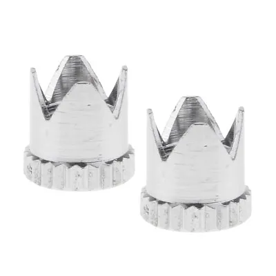 £4.97 • Buy 2 Pieces Brass Airbrush Needle Crown Shape Air Brush Cover   Parts Silver