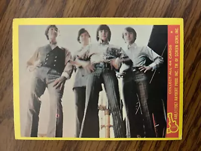 1967 Donruss The Monkees Yellow #44B Group Photo - Last Card In Set Ex • $5