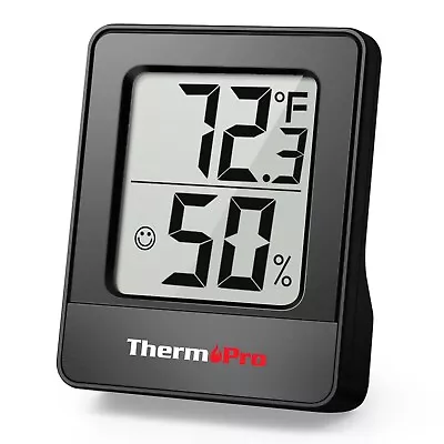 ThermoPro Mini LCD Digital Indoor Hygrometer Room Thermometer Humidity Monitor • $9.99