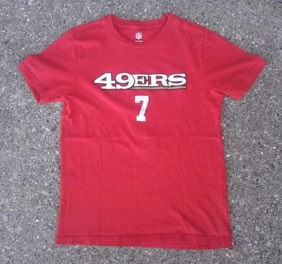 San Francisco 49ers #7 Kaepernick NFL Football Shirt ~ Youth S/M ~ Red Colin • $10.37