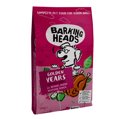 £73.39 • Buy Barking Heads Golden Years Senior Chicken & Salmon Dry Dog Food - 12kg