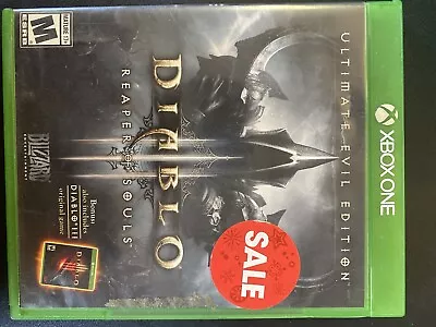 Diablo 3 Reaper Of Souls Ultimate Evil Edition Xbox One • $9.25