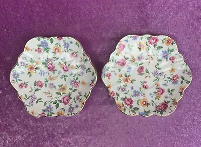 SALISBURY SAUCERS - Pair - Bone China England  • $19.90