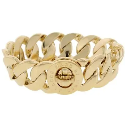 Marc By Marc Jacobs Goldtone Katie Logo Link Bracelet - M3PE530 • $50