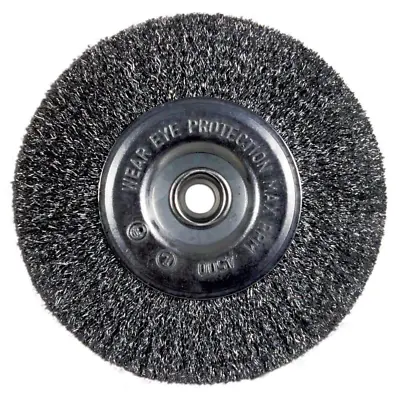 6 In. Bench Wire Wheel Coarse | Metals Course Ideal Or Grinder Avanti Pro To • $12.45