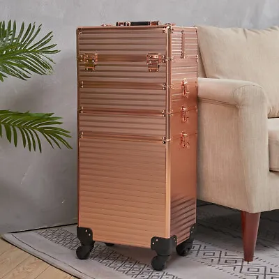 Studio Cosmetic Drawers Makeup Cases Artist Barber Salon Travel Rolling Trolley • £89.95