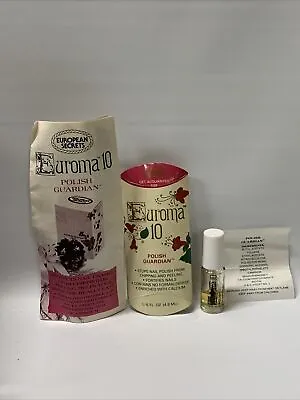 Vintage 80’s European Secrets - Euroma 10 Polish Guardian Pink Nail Polish 1988 • $19.95