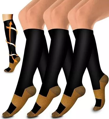 Men Women Compression Socks Stockings 20-30mmHg Support Miracle Calf Leg Sport • $10.54