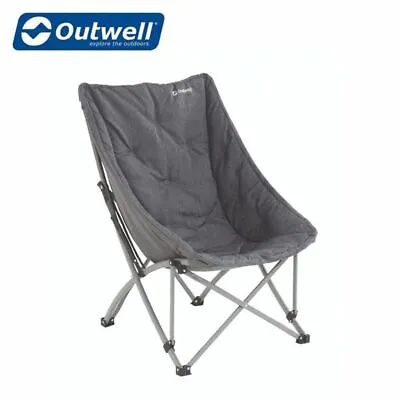 Outwell Tally Lake Chair - Grey Camping Caravan Motorhome Fishing 2024 Model • £79.99