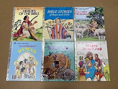 Lot Of Little Golden Books Religious Bible Stories Jesus Vintage Children’s Book • $7.99
