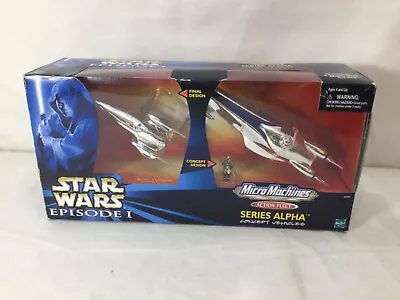 1999 Galoob Star Wars Micro Machines Concept Naboo Royal Starship Alpha Fleet • $151.99