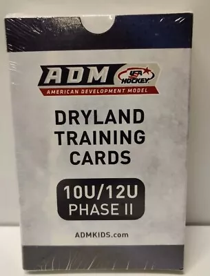 **NEW & SEALED** ADM USA Hockey Dryland Training Cards 10U / 12U PHASE II Youth • $10.87