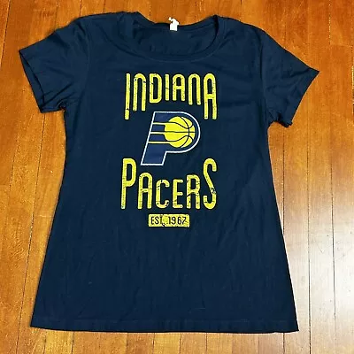 Indiana Pacers NBA Womens XL Blue Short Sleeve T-Shirt Ideal T Next Level • $9.56