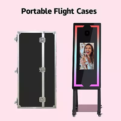Magic Mirror Photo Booth With Capacitive Mini PC & DSLR Support 45   • $1709.10