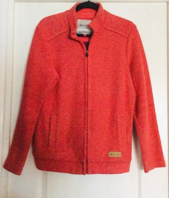 £18 • Buy Ladies Weird Fish Full Zip Coral Colour Warm Casual Fleece / Jumper - Size 14