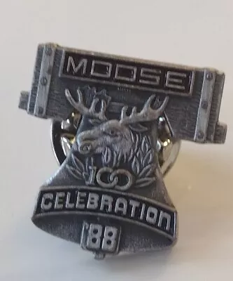 Moose Lodge 100 Year Celebration 1988 Vintage Lapel Pin • $10