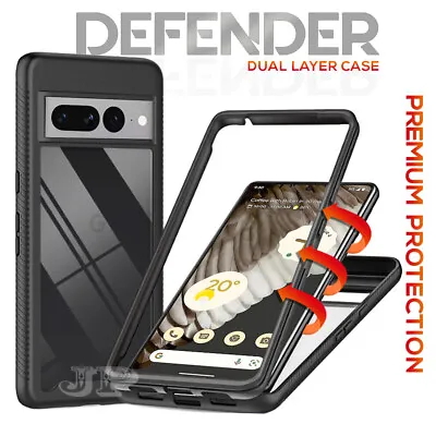 For Google Pixel 7A 6 7 Pro 6A 5A 4A 4 XL 2in1 Heavy Duty Shockproof Case Cover • $6.99