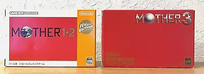 Gameboy Advance Nintendo Mother 1+2 3 Value Lot 2 Set GBA Box Manual Japan • $116.99