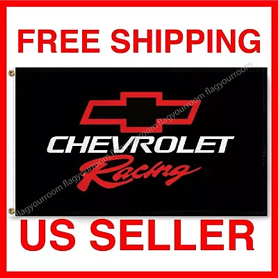 Chevrolet Racing 3x5 Ft Premium Banner Flag Corvette Camaro Chevy Car Truck Sign • $13.77